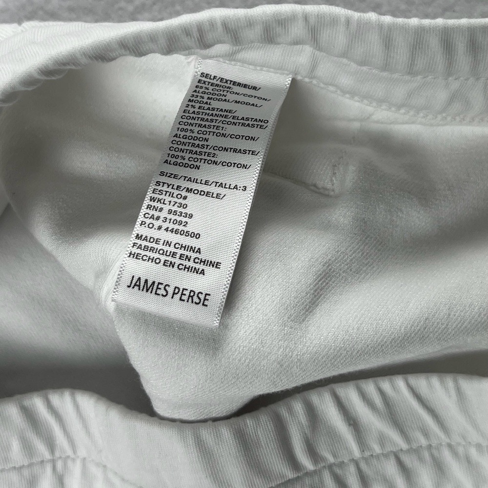 James Perse Women's Soft Drape Pants White Sz 3 / Large - Picture 7 of 10
